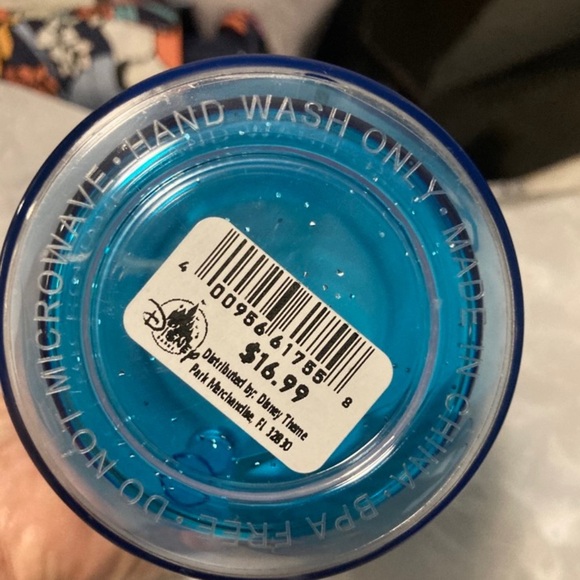 Disney Cruise Line Ice Cream Dome Blue Tumbler with Straw - Picture 2 of 6